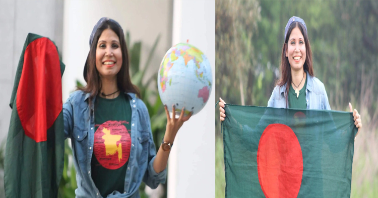 ১৮৫ দেশ পেরিয়ে নাজমুন নাহার, লাল-সবুজের পতাকায় সাহসের বিশ্বজয়