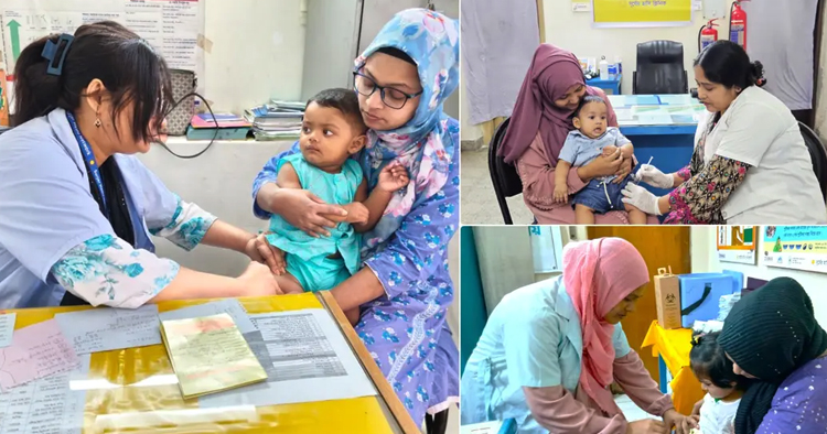 হাম-রুবেলা টিকাদান ও মা-শিশু স্বাস্থ্যসেবায় সূর্যের হাসির বিস্তৃত কার্যক্রম
