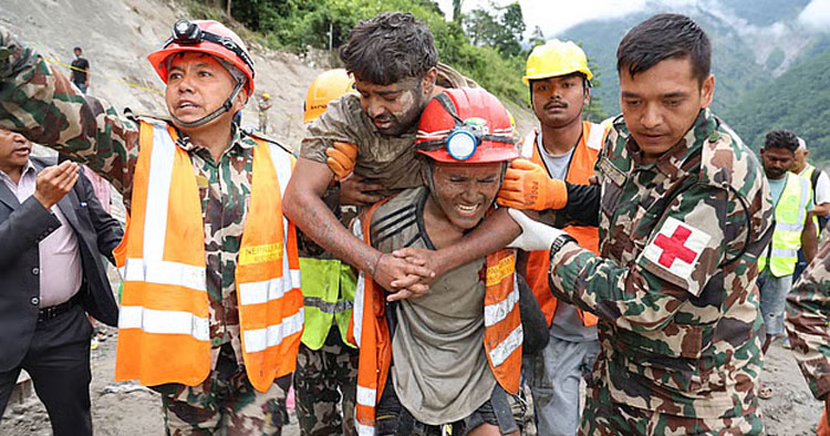 নেপালে জলবিদ্যুৎ প্রকল্পের টানেল থেকে জীবিত দুজন উদ্ধার