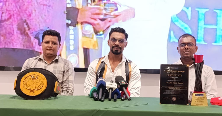 শ্রীলঙ্কায় ‘গ্লোবাল ব্র্যান্ড অ্যাওয়ার্ডস–সিজন ২’-এ সম্মানিত বাংলাদেশের আসিফ হাসান সাগর